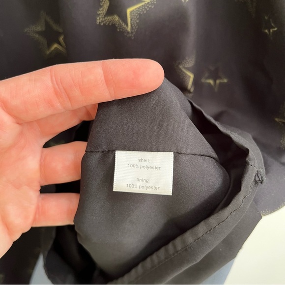 Hutch Anthropologie Starry Night Fit and Flare Dress Long Sleeve Founce 2X - Picture 10 of 10